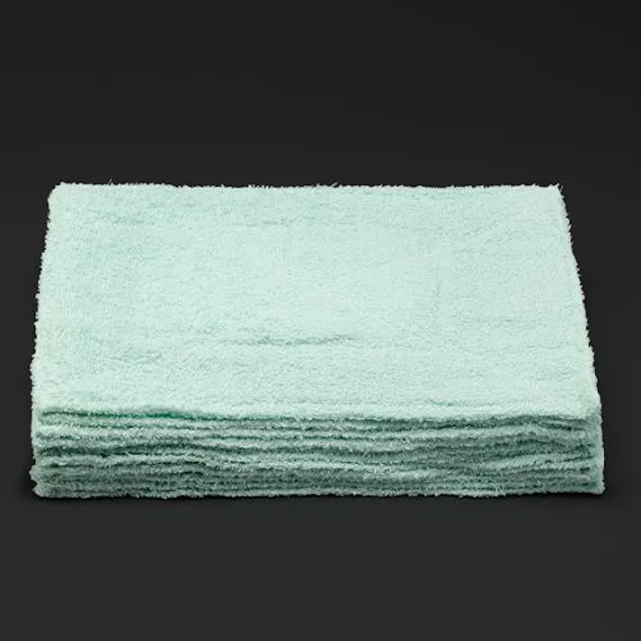 180×280mm タオルぞうきん(緑/10枚) EA929HC-132 4518340206427 (CDC)【別送品】