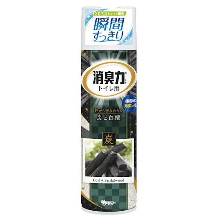 365ml 消臭スプレー(トイレの消臭力炭と白檀の香 EA939AC-81A 4550061401613 (CDC)【別送品】