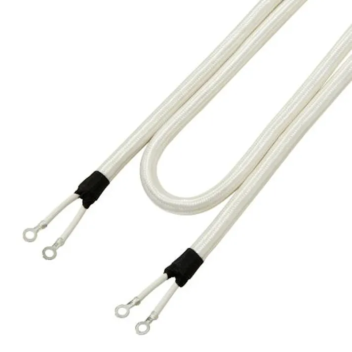 丸打ちコード(白) 300V/7A/2.0m EA940AE-46 4518340428393【別送品】