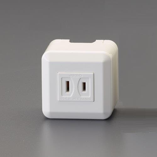 神保電器(JIMBO) コンセント(角型・1口) 125V/15A EA940CJ-45A 4518340253414【別送品】