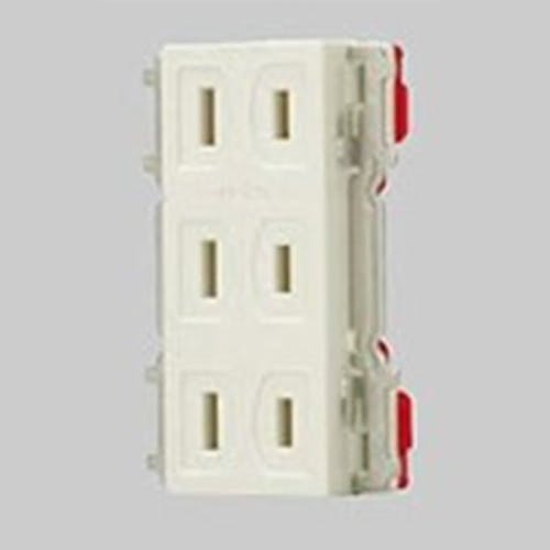 神保電器(JIMBO) コンセント(角型・3口) 125V/15A EA940CJ-47A