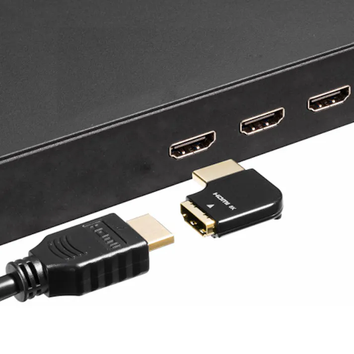サンワサプライ HDMIアダプター(L型左) EA940PM-187A 4518340312913【別送品】
