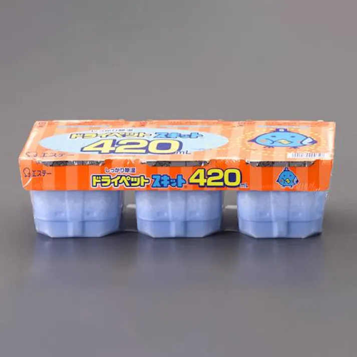 ドライペットスキット(除湿剤/3個組x12セット) 420ml EA941A-1C 4550061134108【別送品】