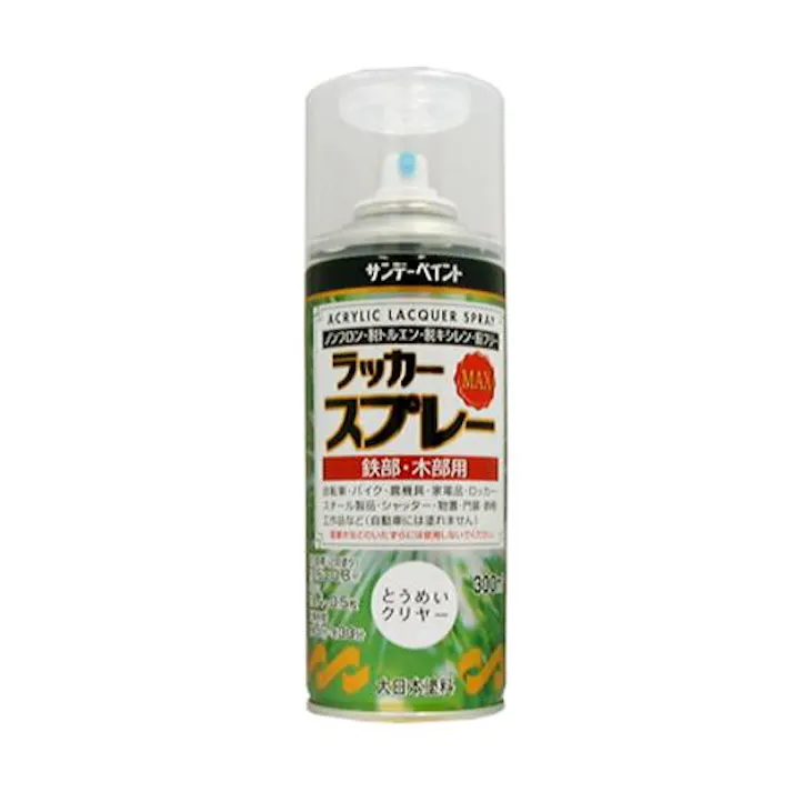 300ml ラッカースプレー(アクリル・透明クリアー) EA942EM-215A 4518340390300 (CDC)【別送品】
