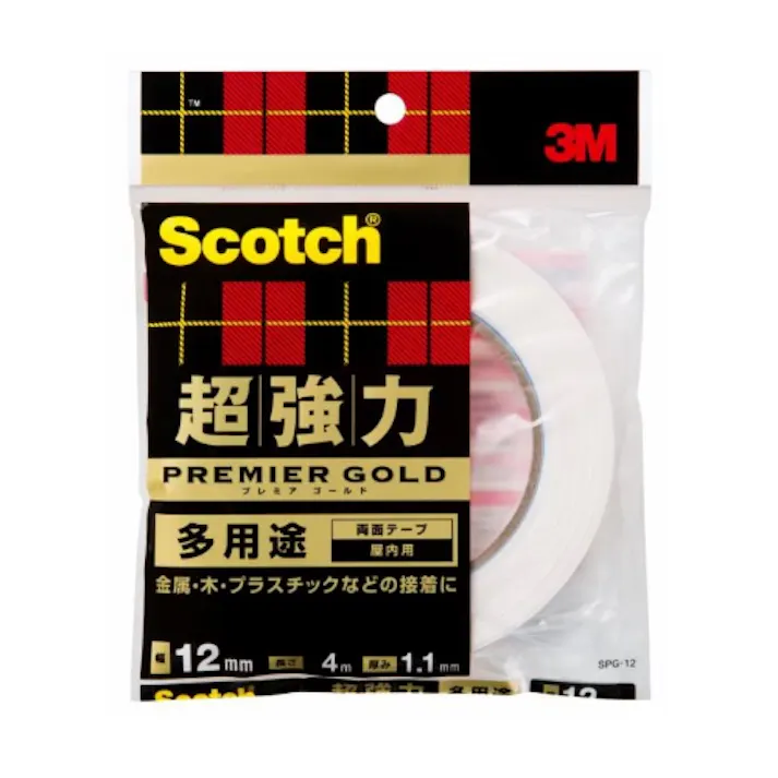 3M 両面テープ(超強力/多用途) 12mmx4m EA943VJ-23A 4518340407848【別送品】