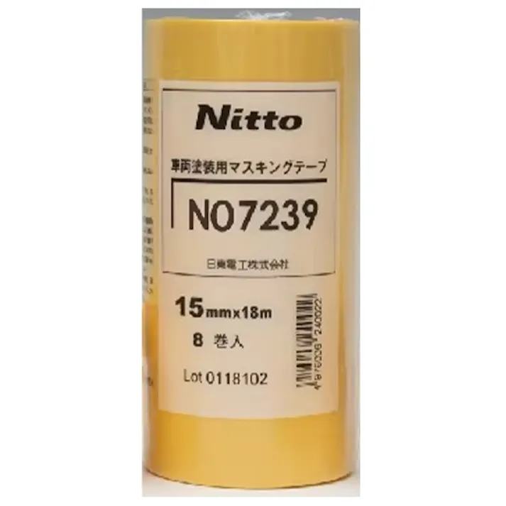 15mm×18m マスキングテープ(車輌用 8巻) EA944NV-15B 4518340440784 (CDC)【別送品】