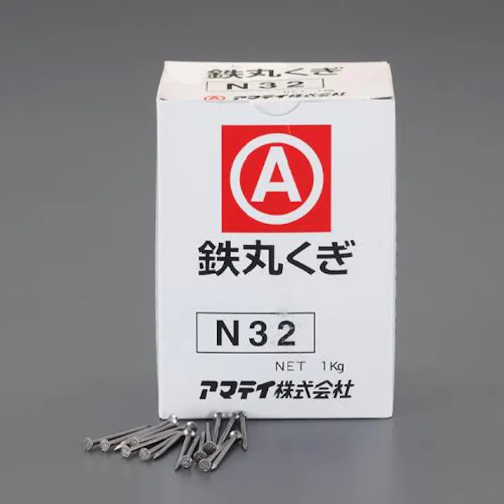 丸釘(約3450本/1kg) 19mm EA945VA-19B 4550061128695【別送品】