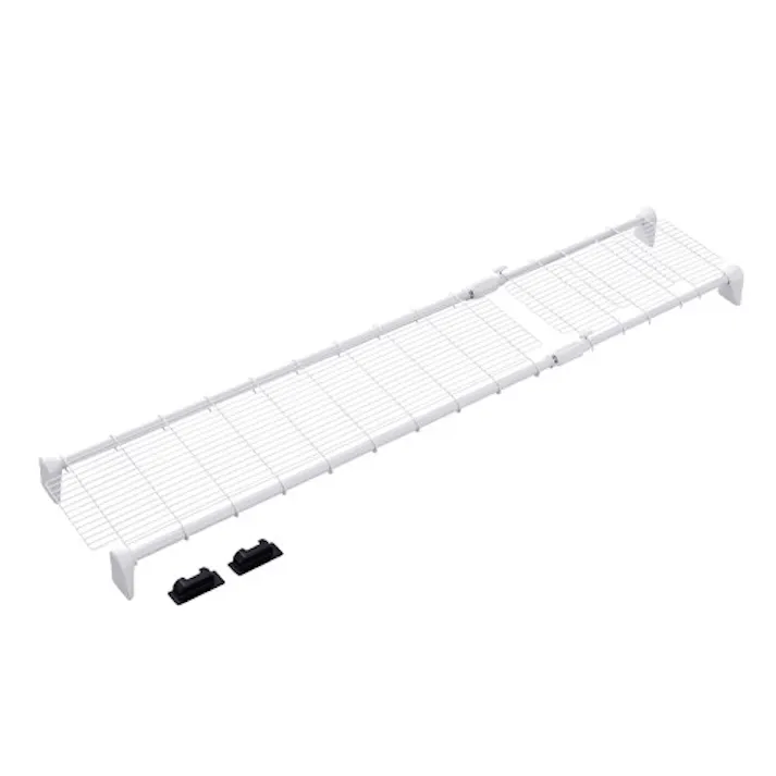 伸縮突っ張りメッシュ棚 1100-1900x330mm EA951FE-56B 4518340440425【別送品】