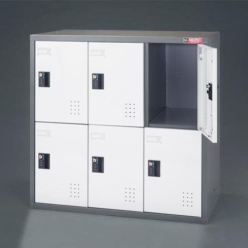 900×510×895mm/ 6人用 パーソナルロッカー EA954ES-2A