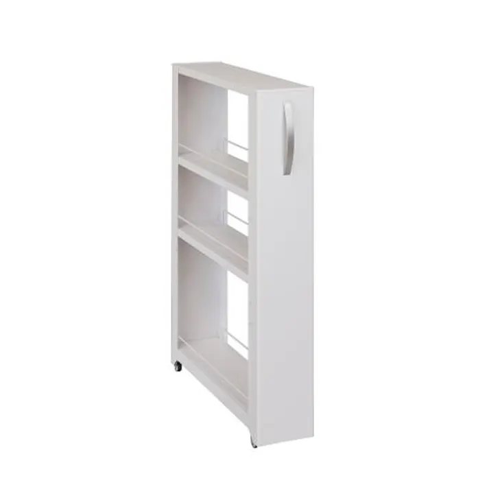 156×854mm/3段 すき間ワゴン(スチール製) EA954HC-12 4550061298398 (CDC)【別送品】