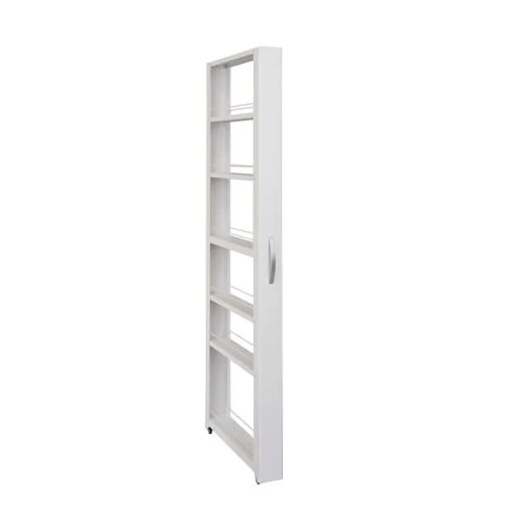 106×1654mm/6段 すき間ワゴン(スチール製) EA954HC-16 4550061298404 (CDC)【別送品】