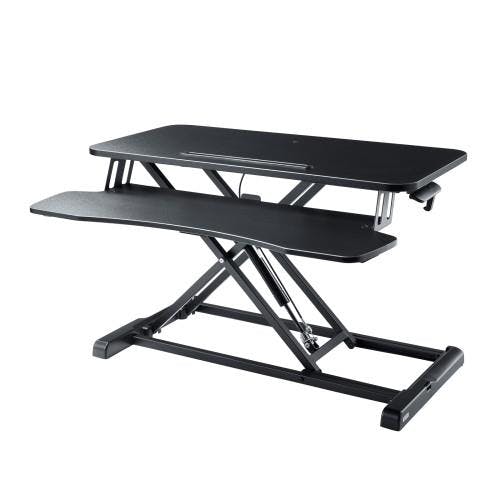 サンワサプライ 卓上昇降デスク 800x615x505mm EA954HC-5A 4518340023468【別送品】