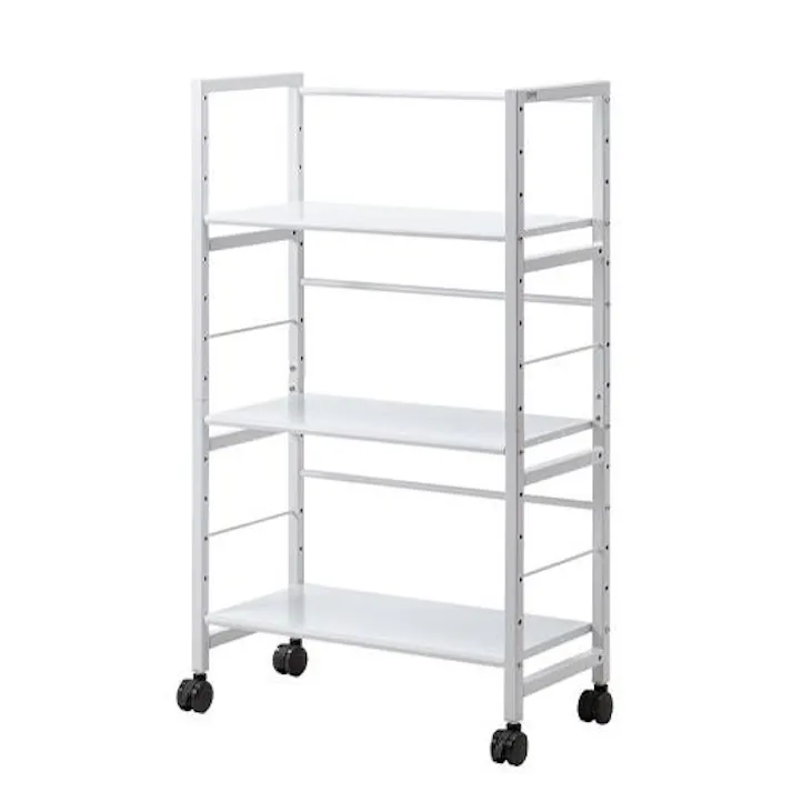 サンワサプライ ワゴン(キャスター付) 700x345x1178mm EA954HE-45B 4518340404465【別送品】