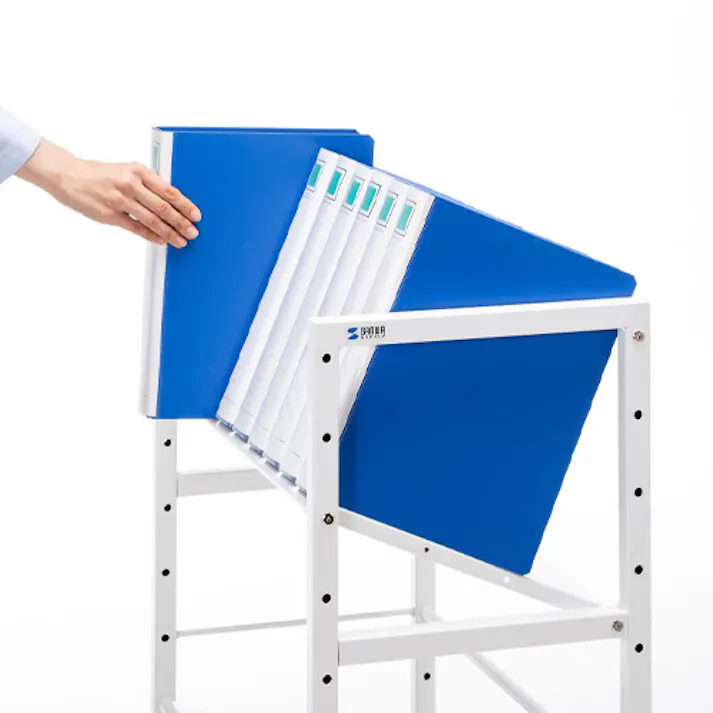 サンワサプライ ワゴン(キャスター付) 700x345x1178mm EA954HE-45B 4518340404465【別送品】