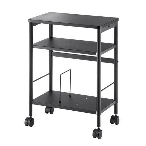 サンワサプライ ワゴン(キャスター付) 500x300x620-740mm EA954HE-49 4518340372702【別送品】