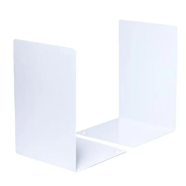 136×139×200mm ブックエンド(ホワイト) EA954TE-29A 4518340365100 (CDC)【別送品】