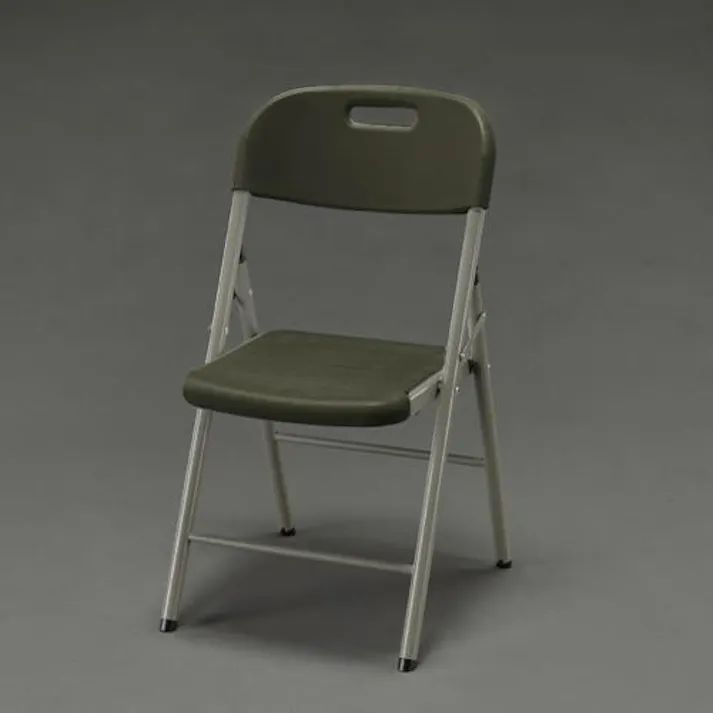 460×520×860mm 折畳み椅子(OD/樹脂座面) EA956×E-101B 4518340404151 (CDC)【別送品】