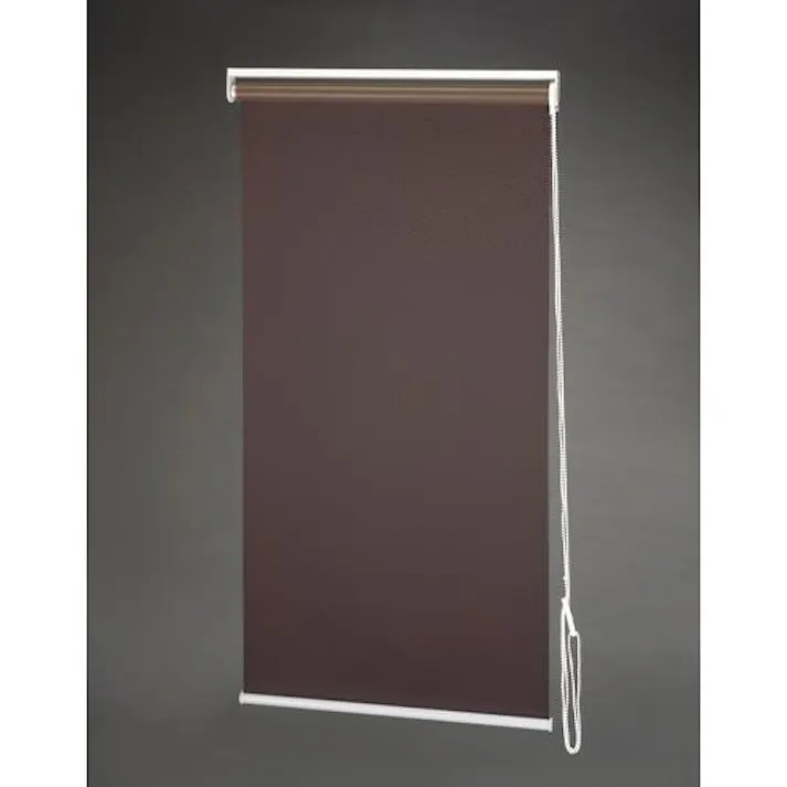1800×2200mm ロールスクリーン(遮光/ブラウン) EA970KG-26B 4518340376762 (CDC)【別送品】