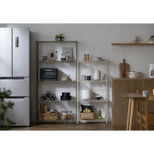 TRUSCO フェニックスラック 1800X600 4段 U車輪付 W色 PER6664U125W [PER-6664-U125-W][r21][s9-833] TRUSCO スチールラック フェニックスラック 1800X600 4段 U車輪付 W色