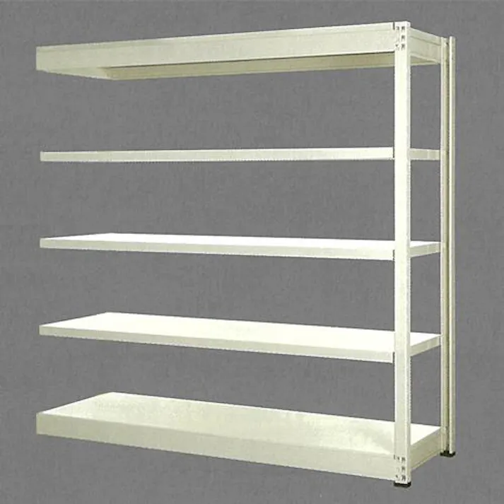 1790×450×1800mm/150kg/5段 スチール棚(連結用) EA976DN-180RB 4550061491782 (CDC)【別送品】