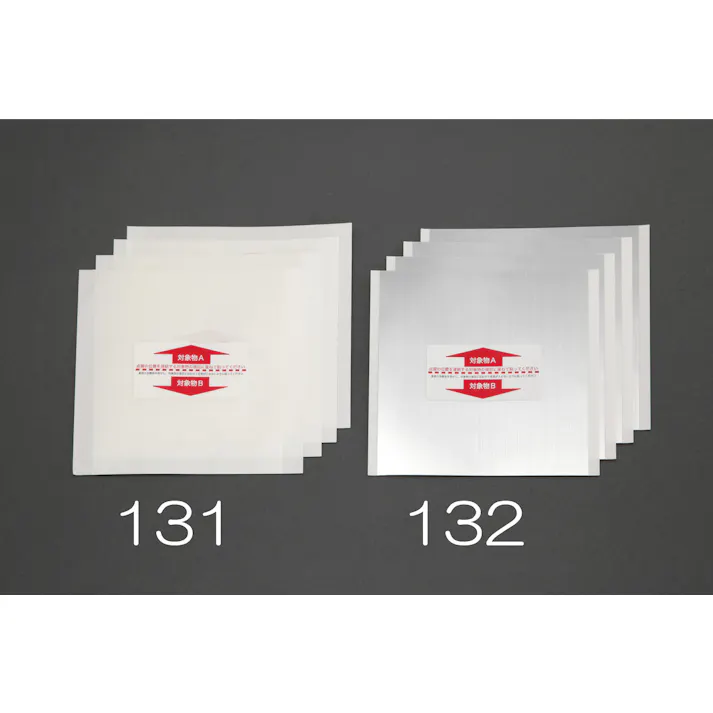 100×110×0.2mm 連結粘着シート(シルバー/4枚) EA979D-132 4548745994711 (CDC)【別送品】