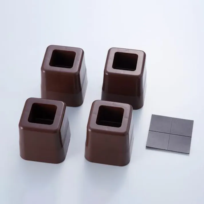 75×75×80mm 角型足キャップ(4個) EA979DG-100 4550061288702 (CDC)【別送品】