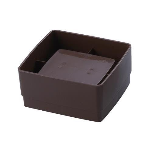 119×108×57mm 角型足キャップ(4個) EA979DG-101 4550061288641 (CDC)【別送品】