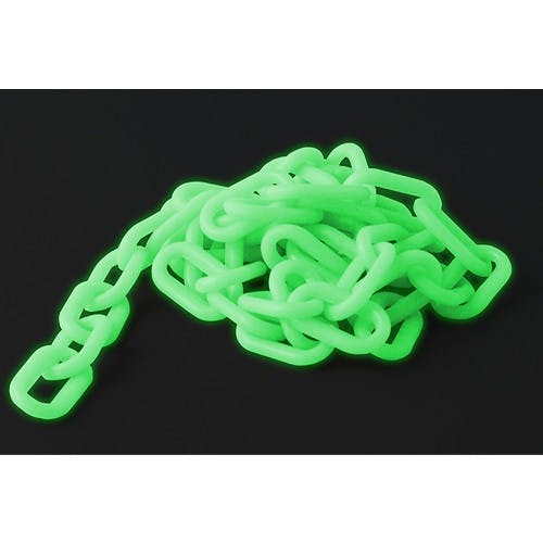 プラスチックチェーン(蓄光) 6.0mmx5m EA980AG-100 4518340424142【別送品】
