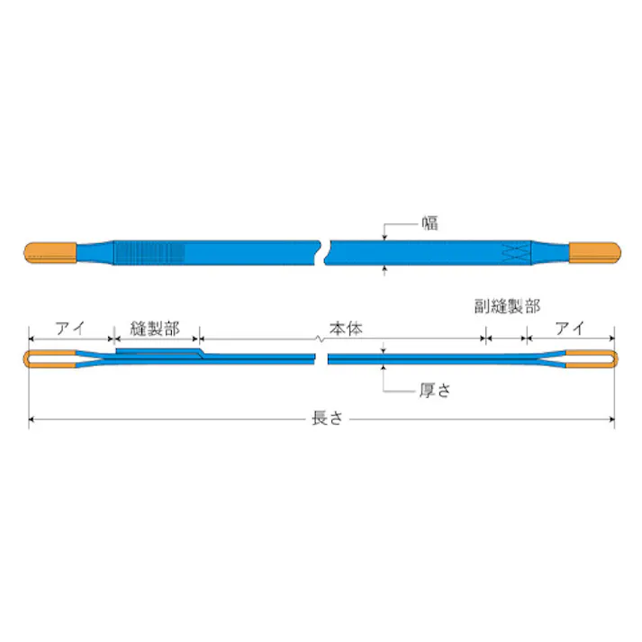 東レインターナショナル(TORAY) シグナルスリング(JIS3等級) 75mmx10m/2.5ton EA981CK-10A 4550061137406【別送品】