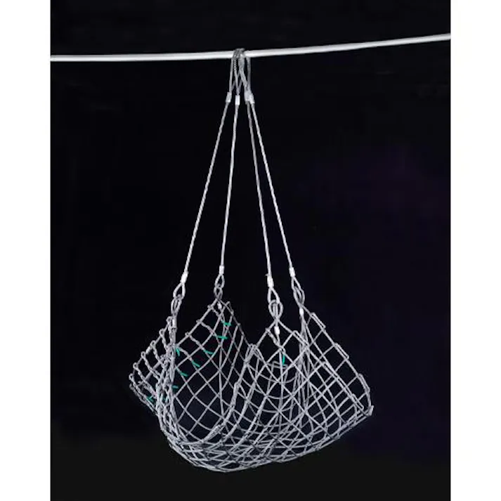 1.2×1.2m ワイヤーモッコ(4点吊/シート無) EA981WM-86A 4518340385740 (CDC)【別送品】