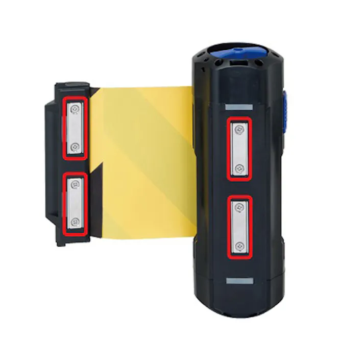 120mm×5m リール型標識テープ(マグネット付・自動巻) EA983DB-253 4550061511848 (CDC)【別送品】