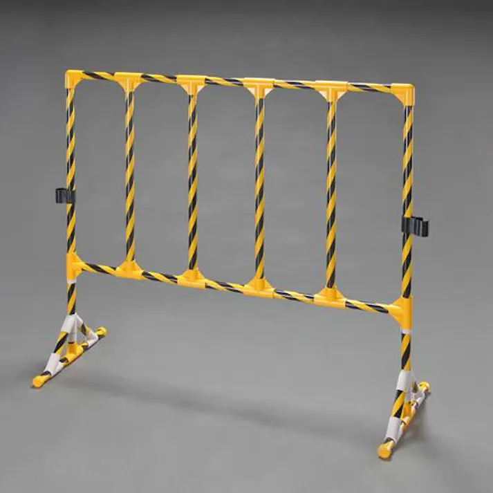 1200×450×1100mm イレクターフェンス(黄/黒 EA983DY-51 4550061698341 (CDC)【別送品】