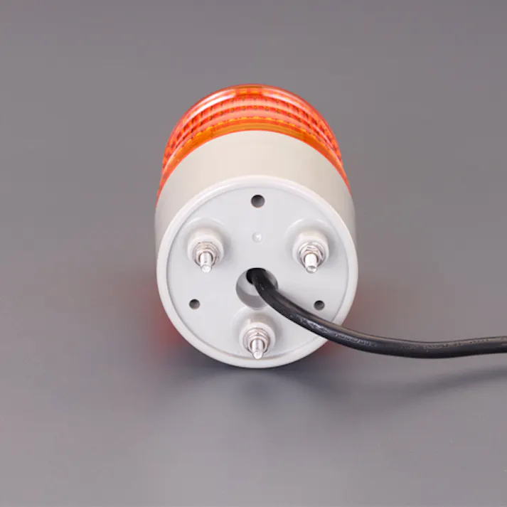 DC12~24V LED小型回転灯(黄) EA983FS-162 4550061786673 (CDC)【別送品】