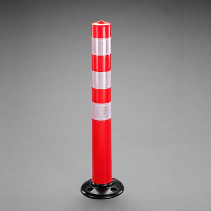 φ90×800mm ガードポール(赤・白) EA983FT-100 4548745975178 (CDC)【別送品】