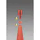 380×380×670mm ヤワラカ カットコーン(赤/反射無/2本) EA983FT-61A 4550061454107 (CDC)【別送品】