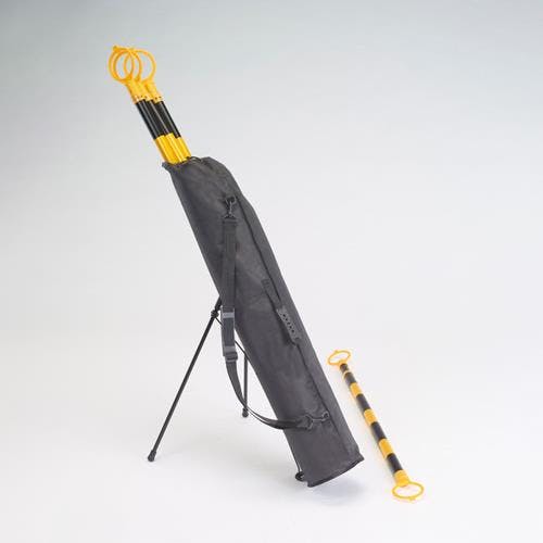 伸縮ガードバー(1.3-2.2m-トラ4本/自立バッグ付) EA983FV-190S 4518340364103 (CDC)【別送品】