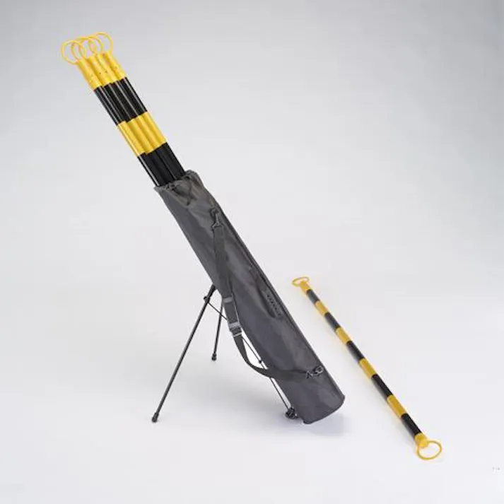 伸縮ガードバー(1.85-3.25mトラ5本/自立バッグ付) EA983FV-250S 4518340387584【別送品】