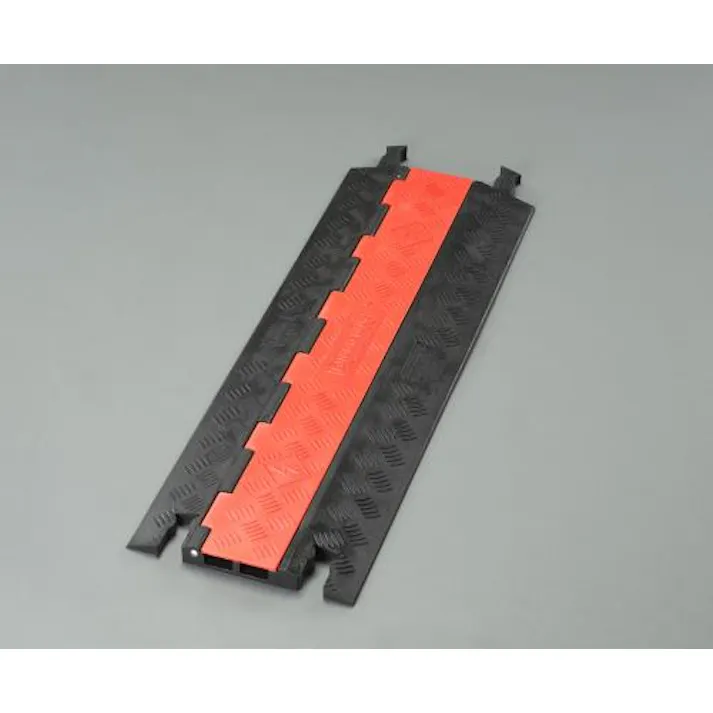 914×303×32mm ケーブルプロテクター(2溝/低床型) EA983PG-2 4550061198117 (CDC)【別送品】