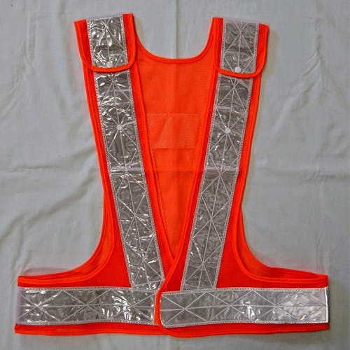 安全ベスト(橙/白) EA983R-295 4518340439696【別送品】