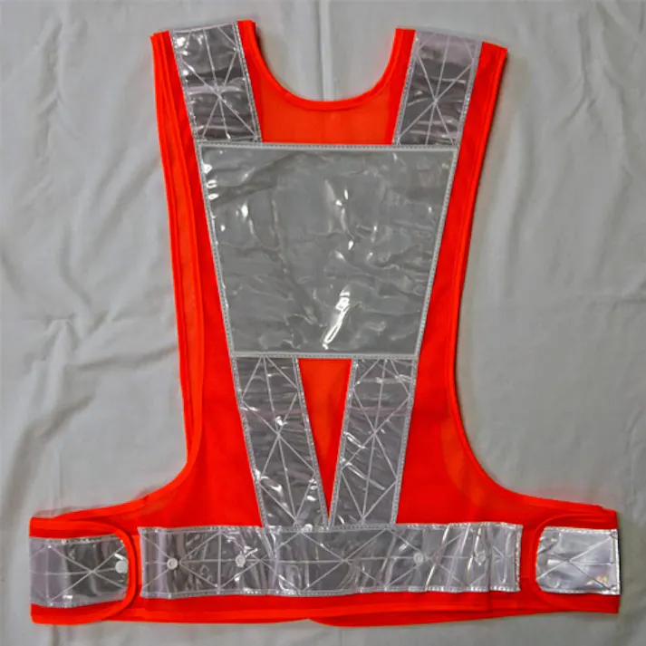 安全ベスト(橙/白) EA983R-295 4518340439696【別送品】