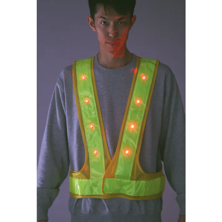 安全ベスト・LED(黄/黄) EA983R-61 4548745898811 (CDC)【別送品】