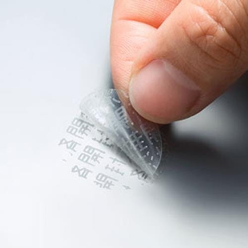 φ25mm/15面 セキュリティシール(クリア/3枚) EA983TS-13C 4550061574171 (CDC)【別送品】