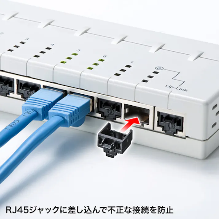 サンワサプライ データセキュリティ(モジュラージャック専用/10個) EA983TS-17A 4550061297285【別送品】