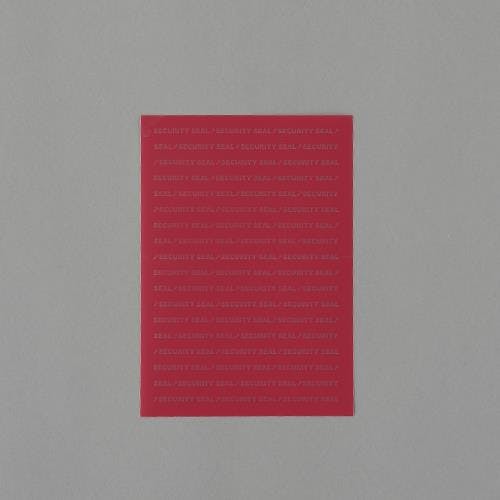 105×148mm 開封防止シール(金属・樹脂・ガラス) EA983TS-83 4550061840931 (CDC)【別送品】