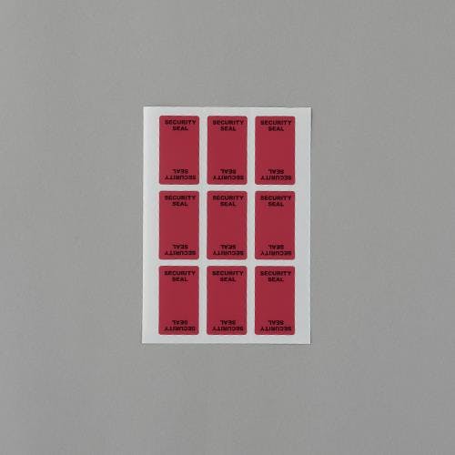 25×43mm 開封防止シール(金属・樹脂・ガラス用) EA983TS-84 4550061840962 (CDC)【別送品】