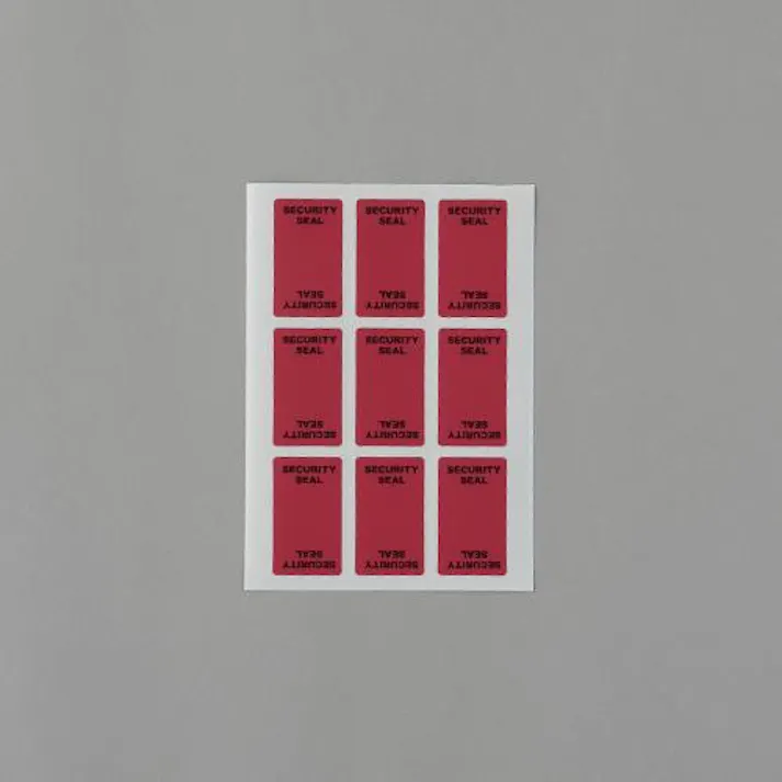 25×43mm 開封防止シール(金属・樹脂・ガラス用) EA983TS-84 4550061840962 (CDC)【別送品】