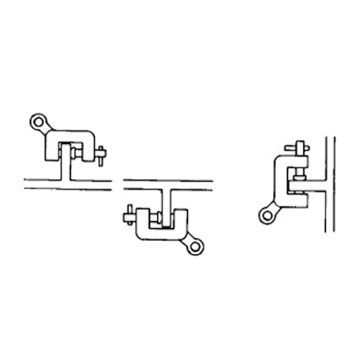 三木ネツレン 墜落制止用器具 取付クランプ EA984DW-2A 4518340400559【別送品】