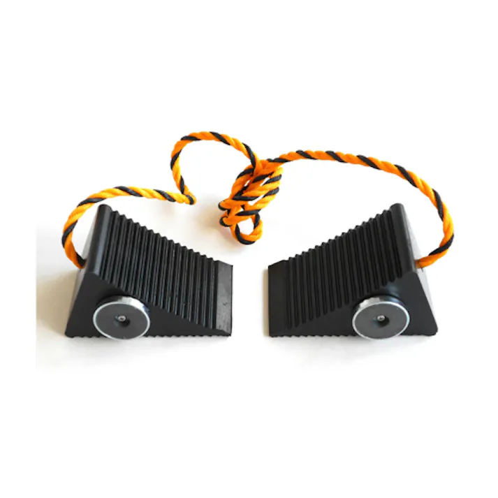 75×124×66mm タイヤストッパー(マグネット・ヒモ付/1組 EA984VA-111 4518340433427 (CDC)【別送品】