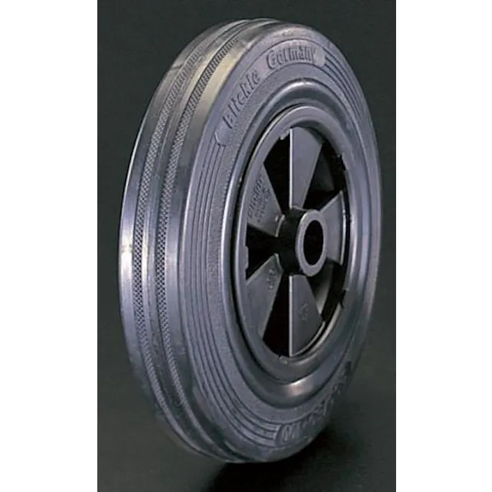 180×50mm 車輪(ラバータイヤ・PPリム) EA986MC-180 4518340706262 (CDC)【別送品】