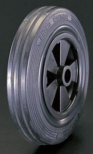 200×50mm 車輪(ラバータイヤ・PPリム) EA986MC-200 4518340706279 (CDC)【別送品】